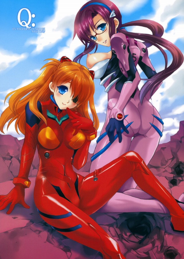 [エヴァ エロ漫画]マリの変態妄想のシチュがベストマッチ！輪姦凌辱のサクラにイチャラブのアスカ、自分は当然淫乱痴女でしょう！ｗｗｗ